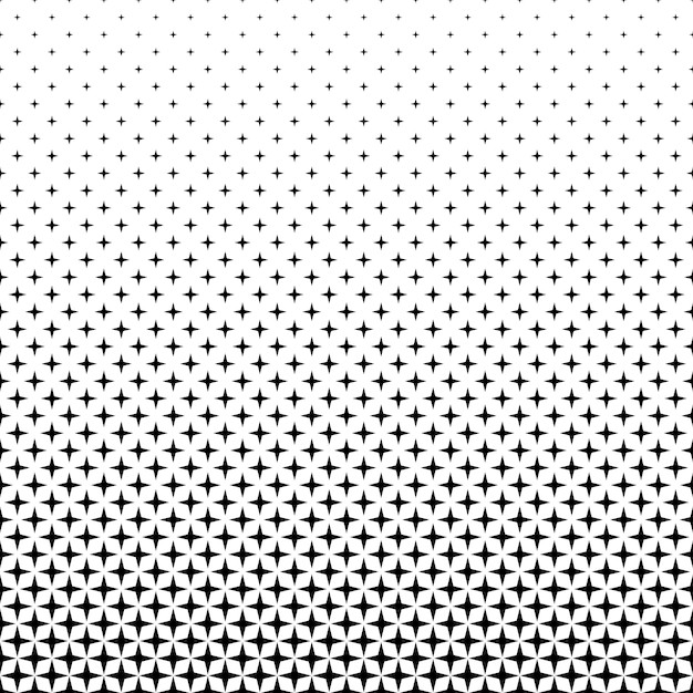 Black white star pattern - background graphic