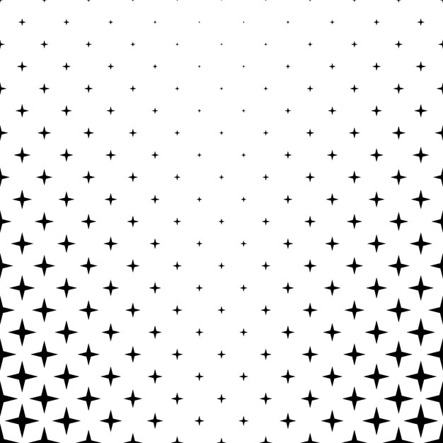 Black and white star pattern