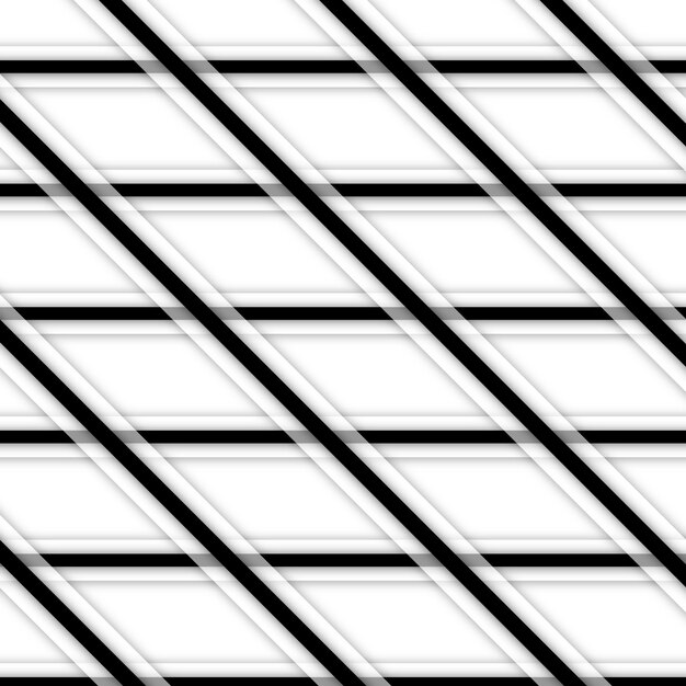 Black and White Stripes Pattern