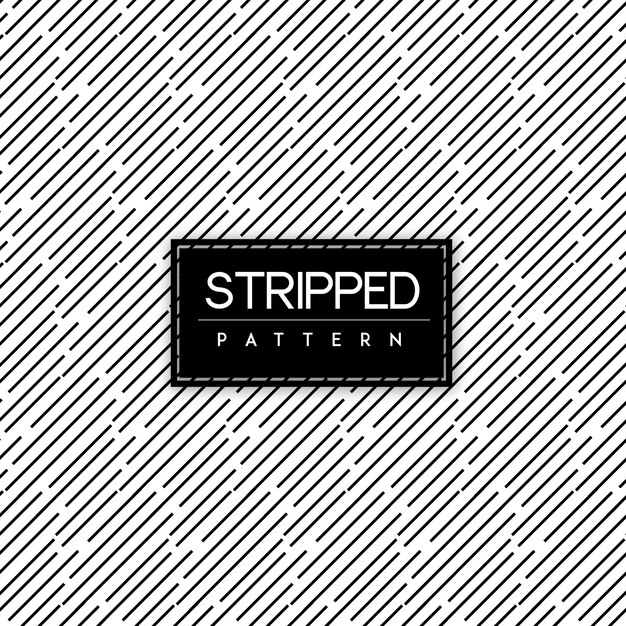 Black and White Stripped Seamless Pattern Background