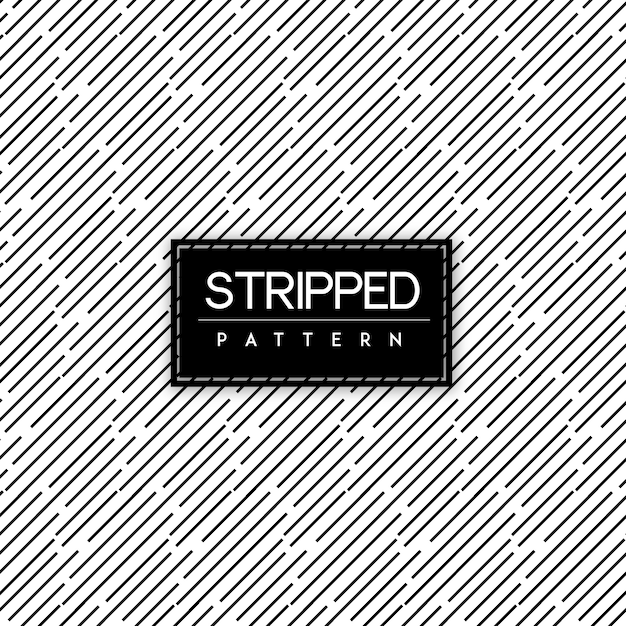 Black and White Stripped Seamless Pattern Background