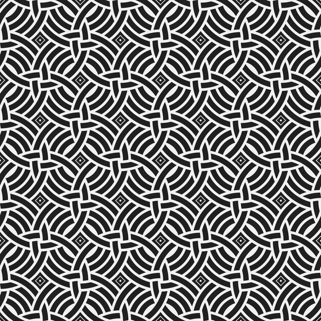 Черно-белый фон симметричного узора