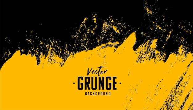 Black and yellow abstract dirty grunge background