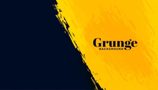 Black and yellow grunge abstract background