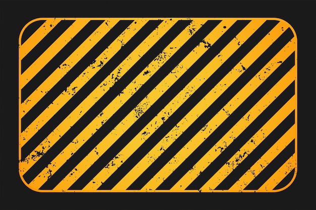 Black and yellow stripes warning background