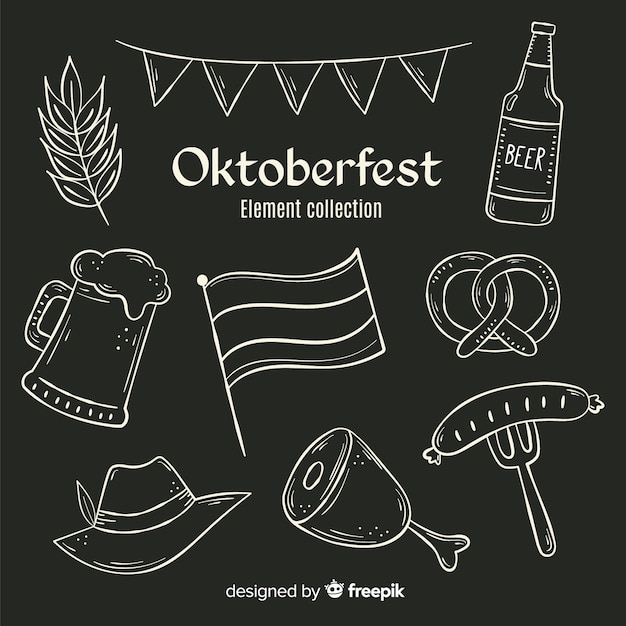 Blackboard oktoberfest element collection