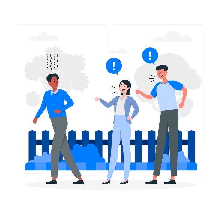 Free Vector blame concept illustration