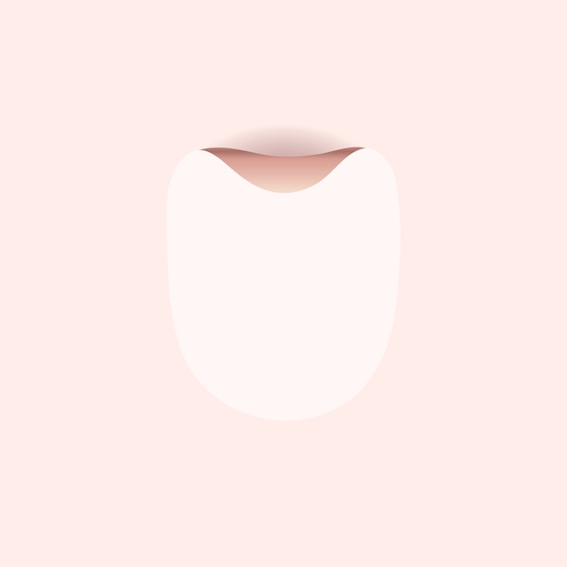 Free vector blank badge on pink