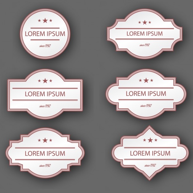 Старинный надписи вектор. Печать lorem ipsum vector. Elegance symbols. Another Colors badge Design.