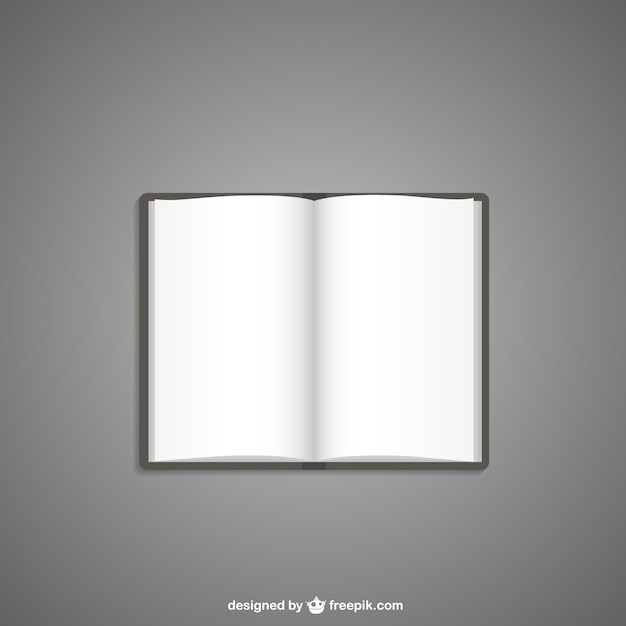 Blank book illustration