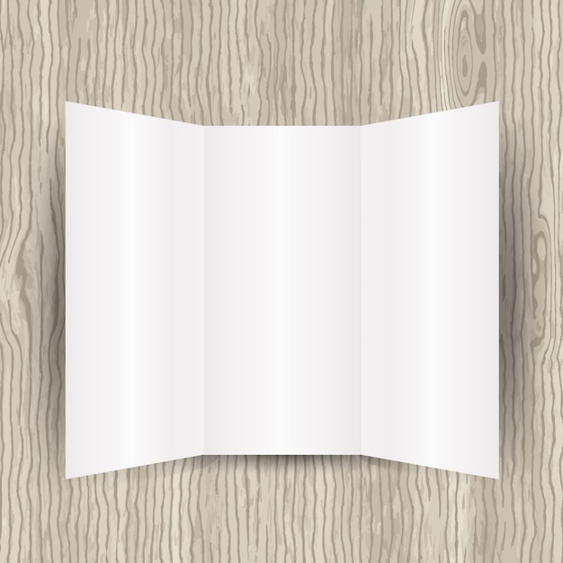 Blank brochure template