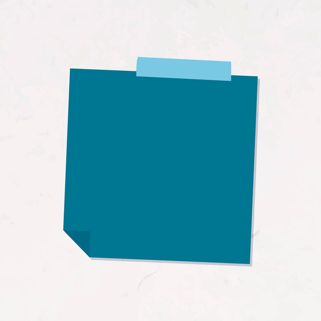 Пустой темно-синий блокнот журнал наклейки вектор