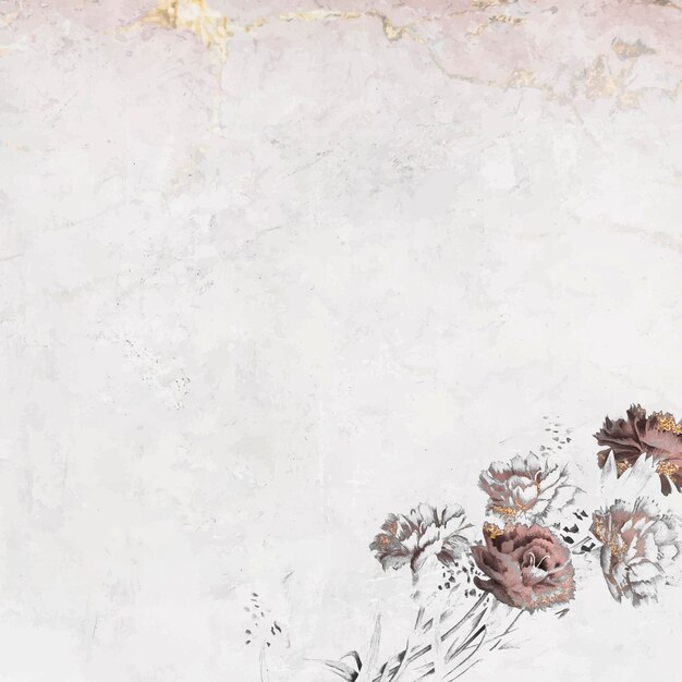 Blank floral background