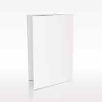 Free vector blank folder white leaflet