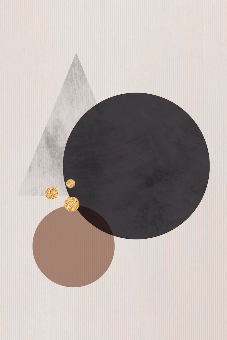 Free Vector blank geometric shapes background