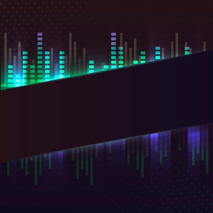 Free Vector blank green banner neon signboard vector