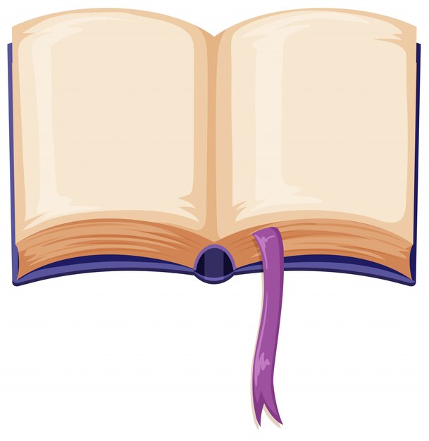 Пустая открытая книга