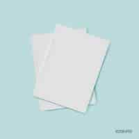 Free vector blank paper sheets