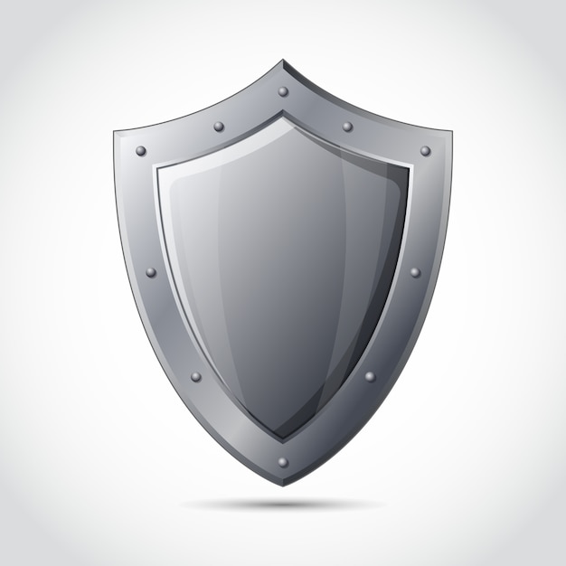 Free vector blank shield business protection emblem
