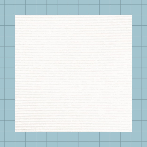 無料ベクター 空白の正方形のグリッドメモ帳グラフィック