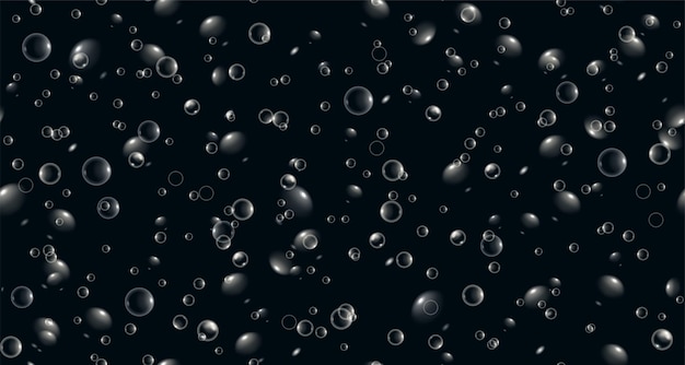Бесплатное векторное изображение Капли на темной поверхности окна капли дождя на стекле бесшовный рисунок капли воды
