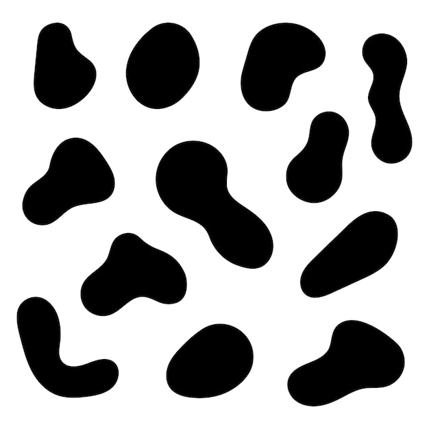 Seamless Cow Spots Pattern Cow Print Stock Illustration - Download Image  Now - Piebald, Domestic Cattle, Cow - iStock