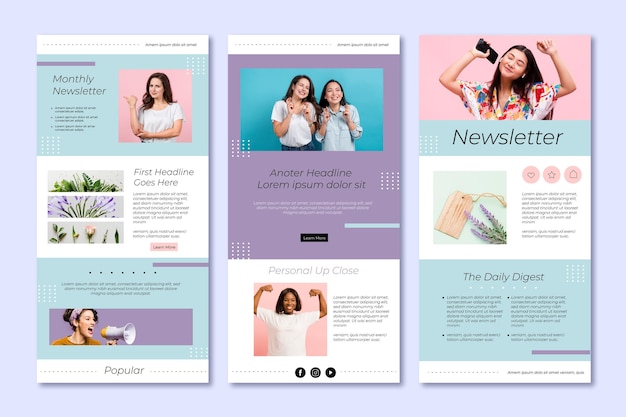 Blogger email template