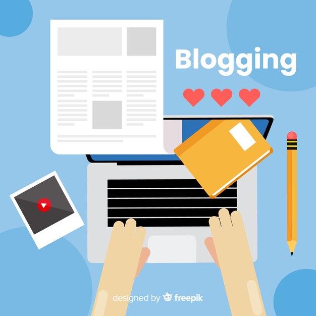 Blogging concept