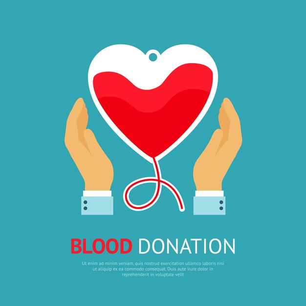 blood donation poster