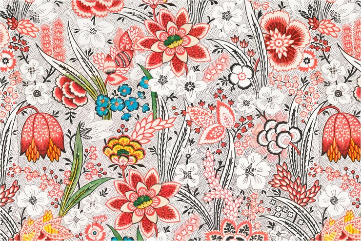Free Vector blooming flowers pattern
