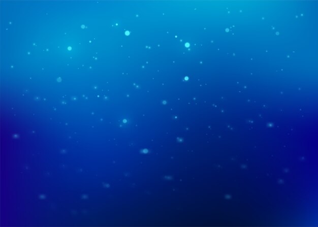 Blue abstract  background. Glitter particles texture with shiny light effect.