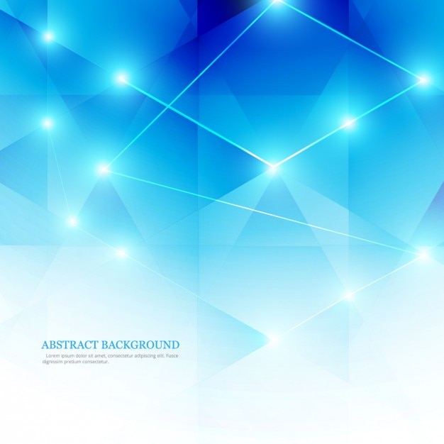 Free Vector | Blue abstract background in low poly style