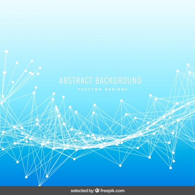 Free Vector blue abstract background with mesh