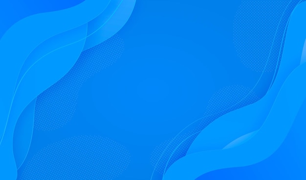 Бесплатное векторное изображение Синий абстрактный фон