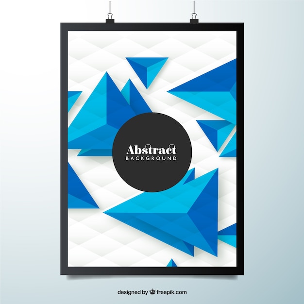 Free vector blue abstract background