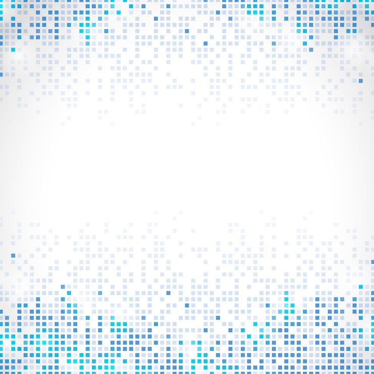 Free Vector blue abstract pixel rain background