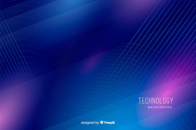 Blue abstract technology background