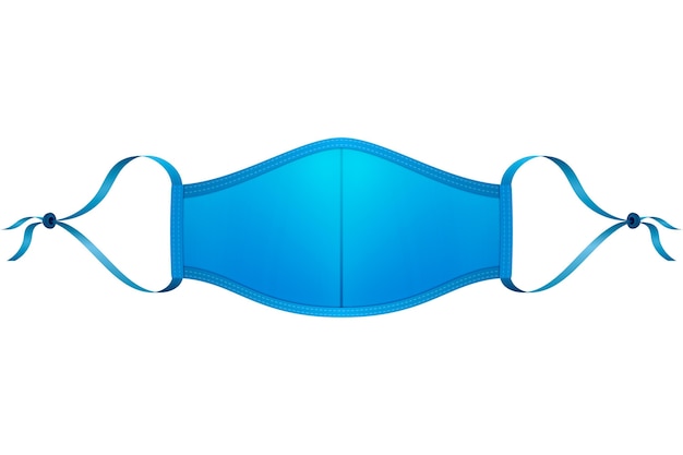 Синий регулируемый шнурок для маски для лица