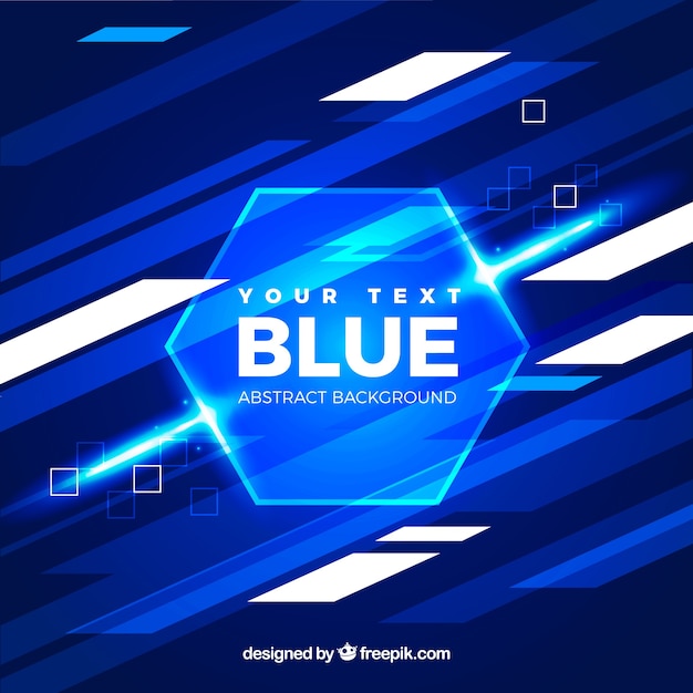 Blue background in abstract style