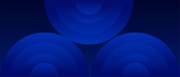 Free vector blue background banner modern design