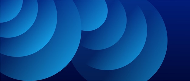 Blue background banner modern design