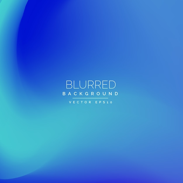 Blue background, blur effect