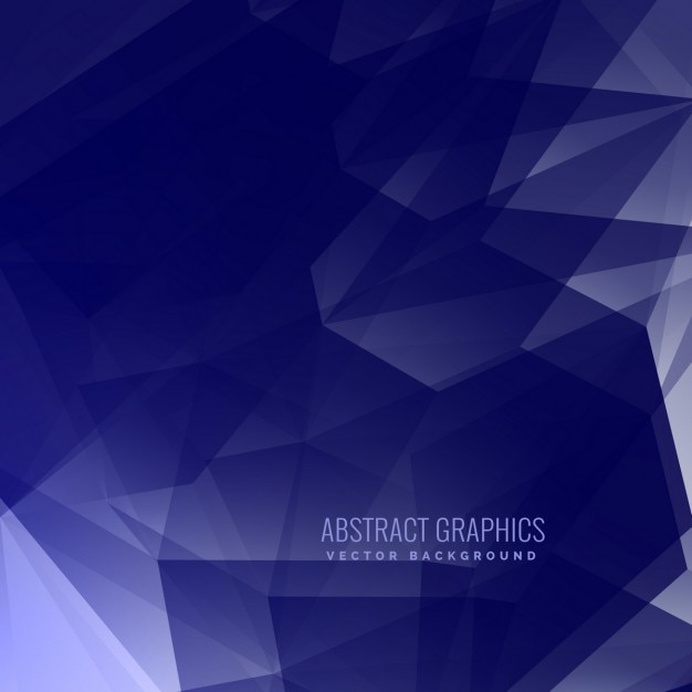 Free vector blue background made with abstract shapes