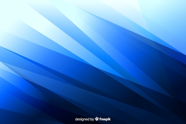 Free vector blue background with abstract shapes