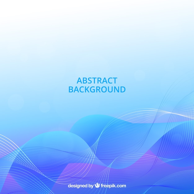 Blue background with abstract style