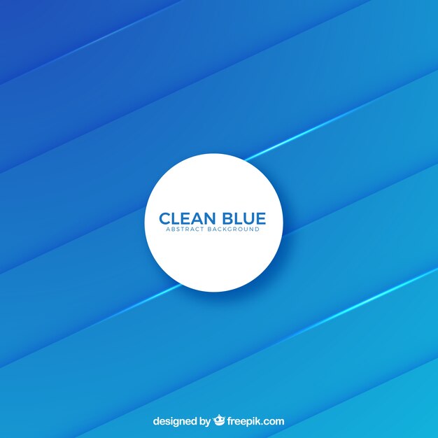 Free vector blue background with different shapes