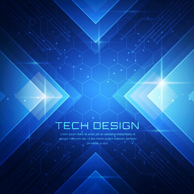 Free vector blue background