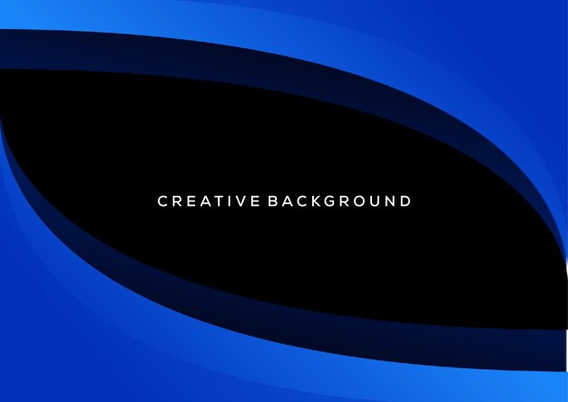 Free vector blue and black abstract background gradient color