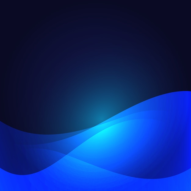 Blue and black wavy background