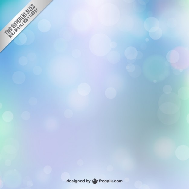 Free vector blue blurred lights background